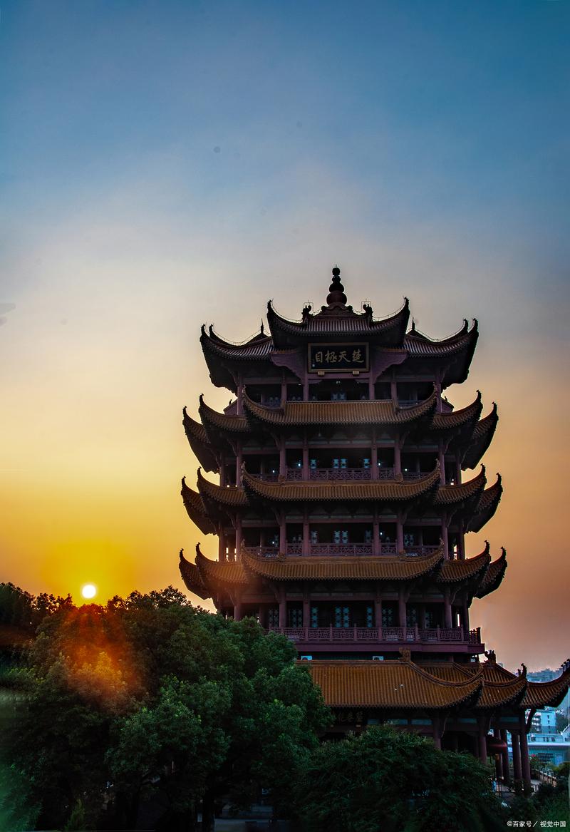 武汉魅力之城，黄鹤楼景区等休闲场所值得一游